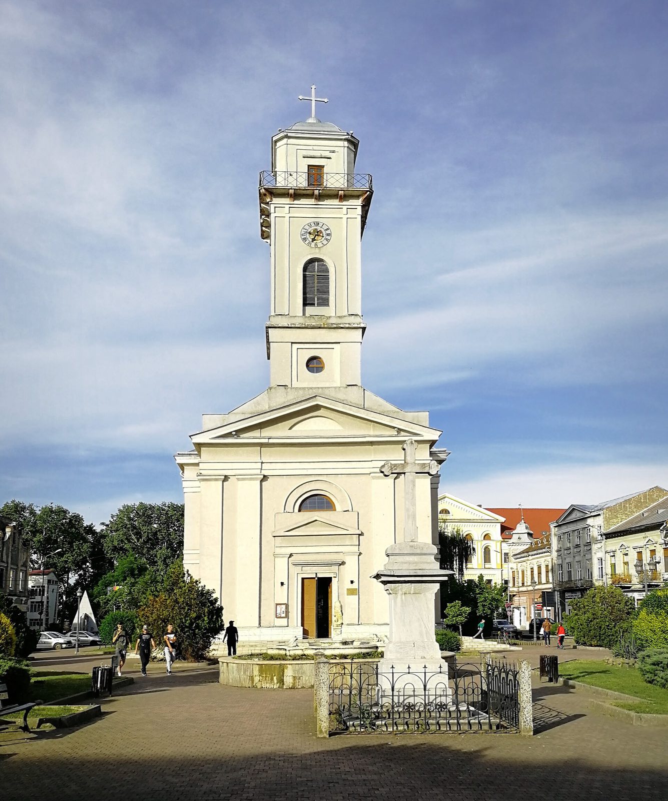 The cathedral facade