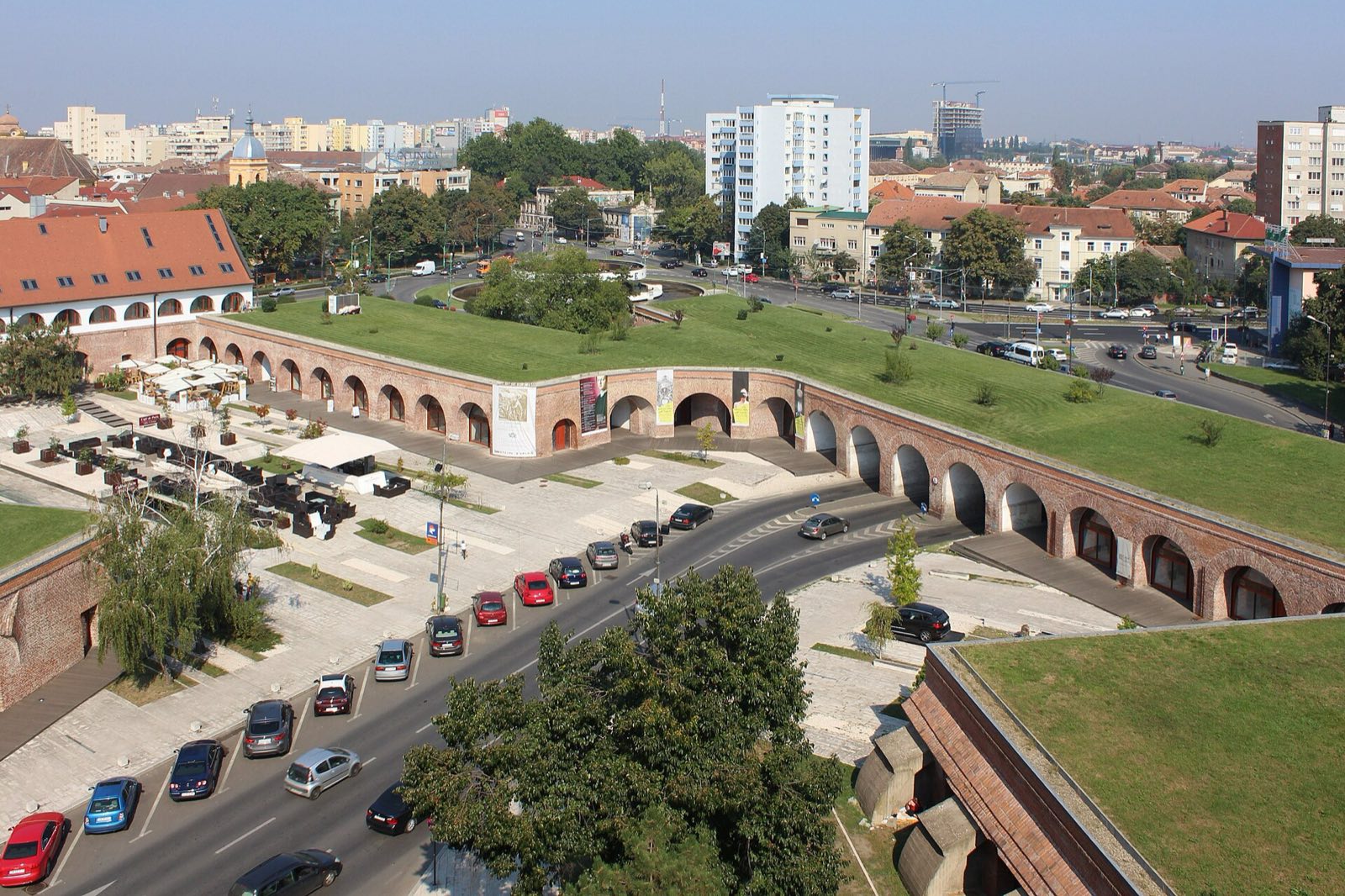 The Bastion from above