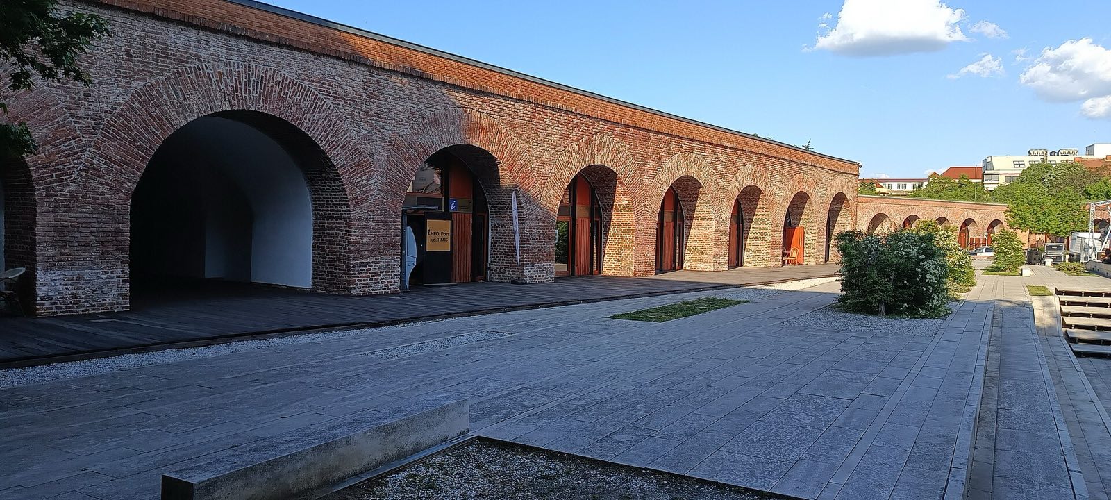 The Bastion's arcades