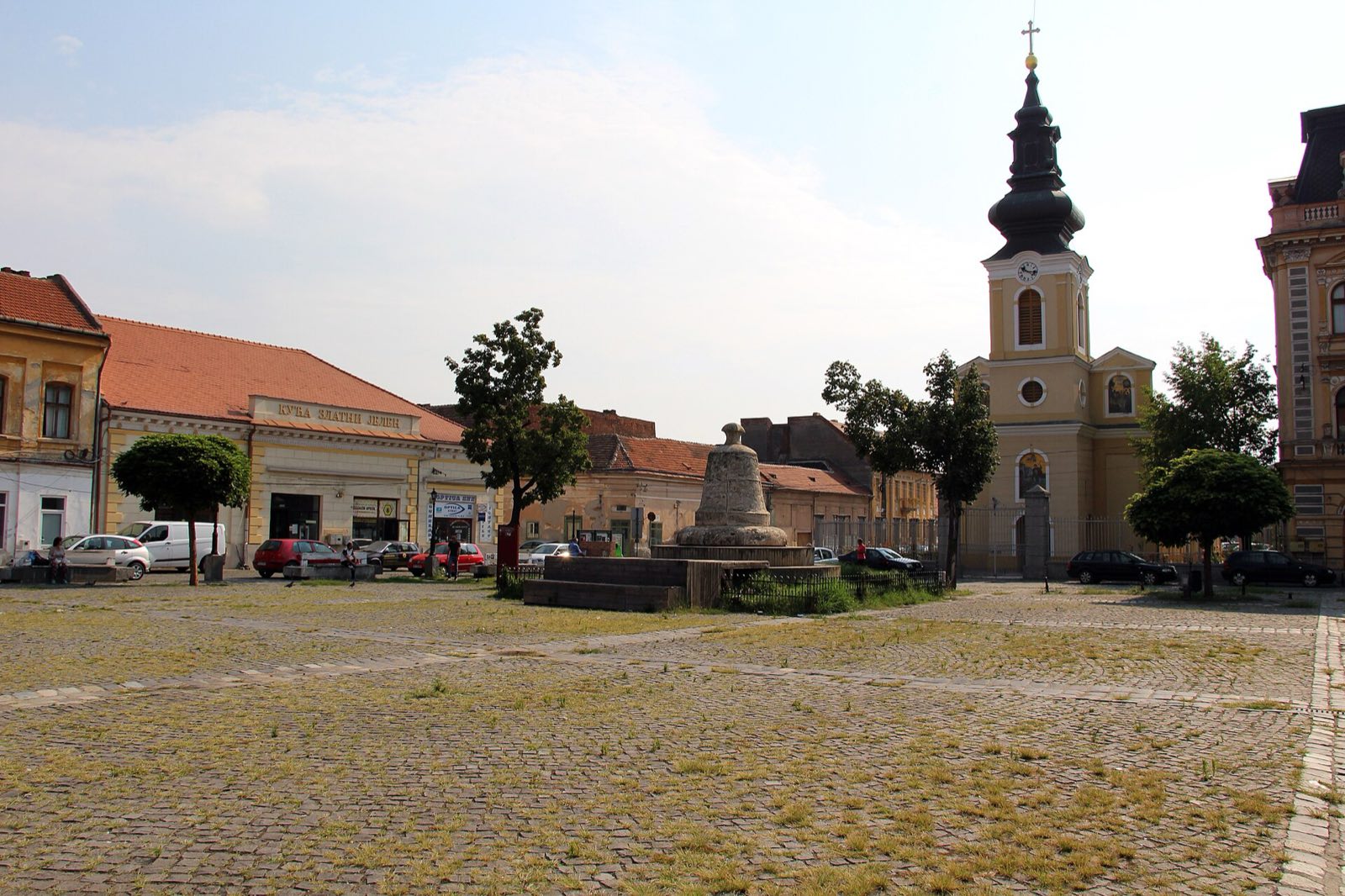 Serbian church on Traian Square
